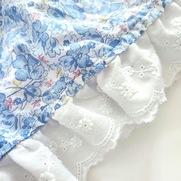 Cupcakes & Cashmere Blue Floral Kids Casual Dress - Picture 6 of 8